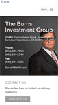 Mobile Screenshot of burnsinvestmentgroup.com